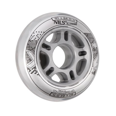 PU 80x24 82A PRZEZROCZYSTE KÓŁKA (4 szt.) NILS EXTREME NILS EXTREME PU 80x24 82A PRZEZROCZYSTE KÓŁKA (4 szt.) NILS EXTREME NILS EXTREME