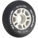 PU 84x24 82A CZARNE MATOWE KÓŁKA (4 szt.) NILS EXTREME NILS EXTREME