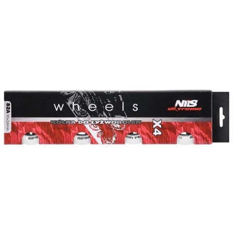 PU 90x24 82A BIAŁE MATOWE KÓŁKA (4 szt.) NILS EXTREME NILS EXTREME PU 90x24 82A BIAŁE MATOWE KÓŁKA (4 szt.) NILS EXTREME NILS EXTREME