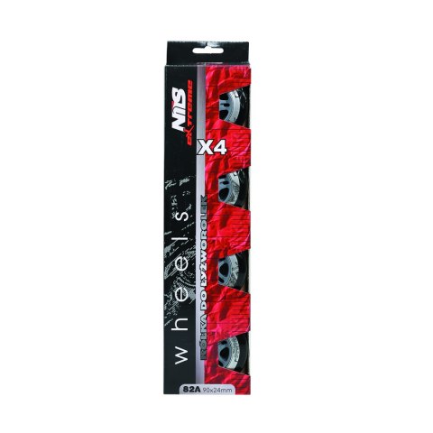 PU 90x24 82A CZARNE KÓŁKA (4 szt.) NILS EXTREME NILS EXTREME PU 90x24 82A CZARNE KÓŁKA (4 szt.) NILS EXTREME NILS EXTREME