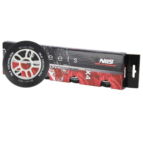 PU 90x24 82A CZARNE MATOWE KÓŁKA (4 szt.) NILS EXTREME NILS EXTREME PU 90x24 82A CZARNE MATOWE KÓŁKA (4 szt.) NILS EXTREME NILS EXTREME