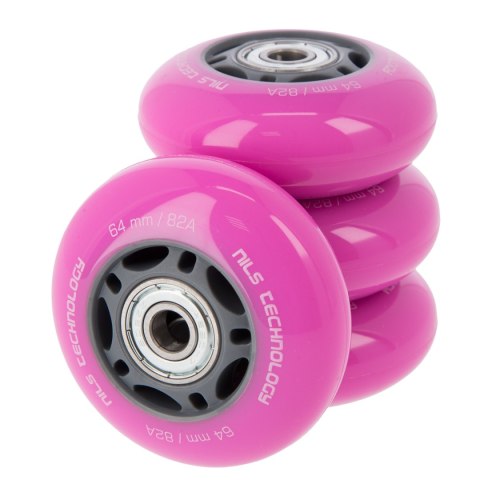 PU 64x24 82A (4szt.) RÓŻOWE + ABEC-7 (8szt.) ZESTAW NILS EXTREME NILS EXTREME PU 64x24 82A (4szt.) RÓŻOWE + ABEC-7 (8szt.) ZESTAW NILS EXTREME NILS EXTREME