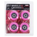 PU 64x24 82A (4szt.) RÓŻOWE + ABEC-7 (8szt.) ZESTAW NILS EXTREME NILS EXTREME