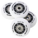 PU 64x24 82A BIAŁE MATOWE (4 szt.) + ABEC-9 (8 szt.) ZESTAW NILS EXTREME NILS EXTREME
