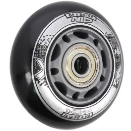 PU 64x24 82A CZARNE (4 szt.) + ABEC-9 (8 szt.) ZESTAW NILS EXTREME NILS EXTREME
