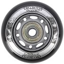 PU 64x24 82A CZARNE (4 szt.) + ABEC-9 (8 szt.) ZESTAW NILS EXTREME NILS EXTREME