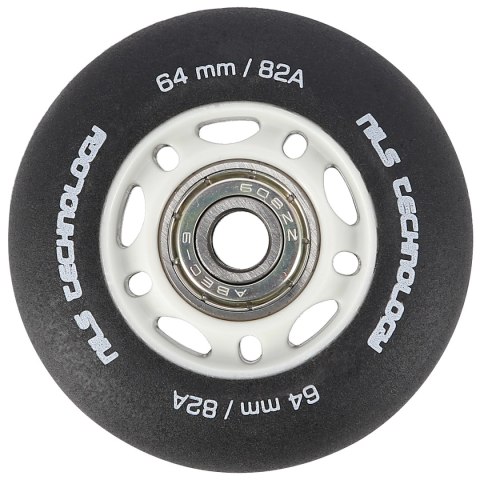 PU 64x24 82A CZARNE MATOWE (4 szt.) + ABEC-9 (8 szt.) ZESTAW NILS EXTREME NILS EXTREME PU 64x24 82A CZARNE MATOWE (4 szt.) + ABEC-9 (8 szt.) ZESTAW NILS EXTREME NILS EXTREME