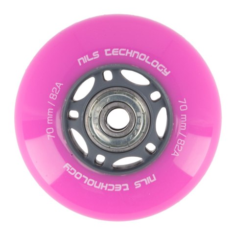 PU 70x24 82A (4szt.) RÓŻOWE + ABEC-7 (8szt.) ZESTAW NILS EXTREME NILS EXTREME PU 70x24 82A (4szt.) RÓŻOWE + ABEC-7 (8szt.) ZESTAW NILS EXTREME NILS EXTREME