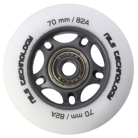 PU 70x24 82A BIAŁE MATOWE (4 szt.) + ABEC-9 (8 szt.) ZESTAW NILS EXTREME NILS EXTREME PU 70x24 82A BIAŁE MATOWE (4 szt.) + ABEC-9 (8 szt.) ZESTAW NILS EXTREME NILS EXTREME