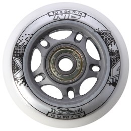 PU 70x24 82A BIAŁE N (4 szt.) + ABEC-7 (8 szt.) ZESTAW NILS EXTREME NILS EXTREME