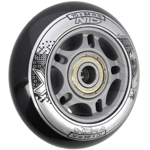 PU 70x24 82A CZARNE (4 szt.) + ABEC-9 (8 szt.) ZESTAW NILS EXTREME NILS EXTREME PU 70x24 82A CZARNE (4 szt.) + ABEC-9 (8 szt.) ZESTAW NILS EXTREME NILS EXTREME