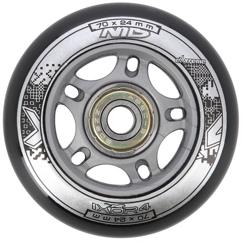 PU 70x24 82A CZARNE (4 szt.) + ABEC-9 (8 szt.) ZESTAW NILS EXTREME NILS EXTREME PU 70x24 82A CZARNE (4 szt.) + ABEC-9 (8 szt.) ZESTAW NILS EXTREME NILS EXTREME
