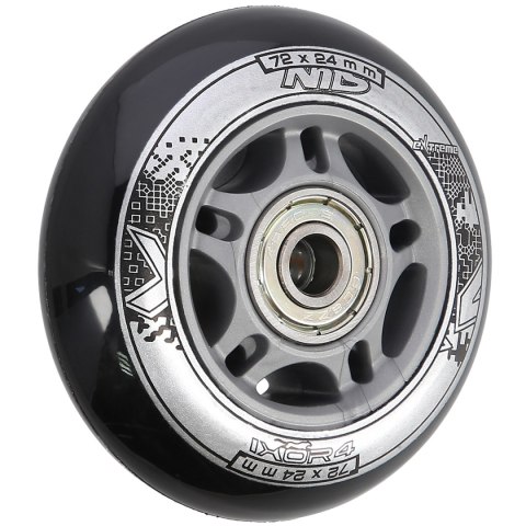 PU 72x24 82A CZARNE (4 szt.) + ABEC-9 (8 szt.) ZESTAW NILS EXTREME NILS EXTREME PU 72x24 82A CZARNE (4 szt.) + ABEC-9 (8 szt.) ZESTAW NILS EXTREME NILS EXTREME
