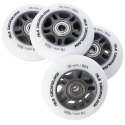 PU 76x24 82A BIAŁE MATOWE (4 szt.) + ABEC-9 (8 szt.) ZESTAW NILS EXTREME NILS EXTREME
