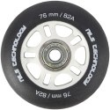 PU 76x24 82A CZARNE MATOWE (4 szt.) + ABEC-9 (8 szt.) ZESTAW NILS EXTREME NILS EXTREME