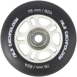 PU 76x24 82A CZARNE MATOWE (4 szt.) + ABEC-9 (8 szt.) ZESTAW NILS EXTREME NILS EXTREME
