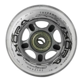 PU 76x24 82A PRZEZROCZYSTE (4 szt.) + ABEC-7 (8 szt.) ZESTAW NILS EXTREME NILS EXTREME