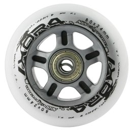 PU 80x24 82A BIAŁE (4 szt.) + ABEC-7 (8 szt.) ZESTAW NILS EXTREME NILS EXTREME