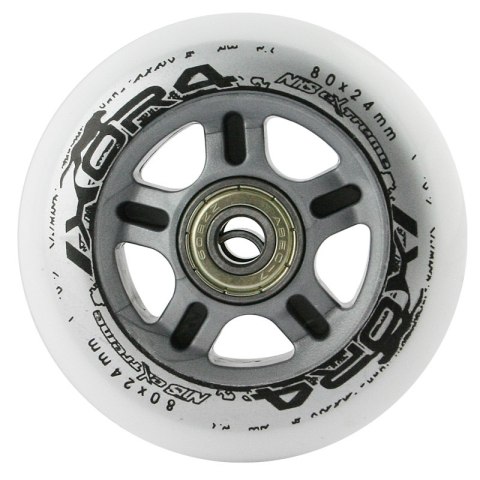 PU 80x24 82A BIAŁE (4 szt.) + ABEC-7 (8 szt.) ZESTAW NILS EXTREME NILS EXTREME PU 80x24 82A BIAŁE (4 szt.) + ABEC-7 (8 szt.) ZESTAW NILS EXTREME NILS EXTREME