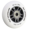 PU 80x24 82A BIAŁE MATOWE (4 szt.) + ABEC-9 (8 szt.) ZESTAW NILS EXTREME NILS EXTREME