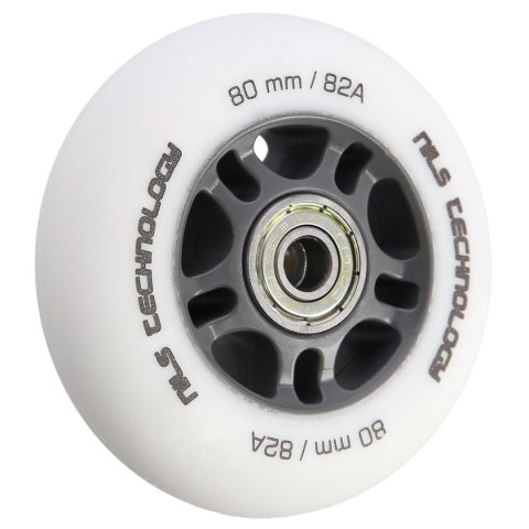 PU 80x24 82A BIAŁE MATOWE (4 szt.) + ABEC-9 (8 szt.) ZESTAW NILS EXTREME NILS EXTREME PU 80x24 82A BIAŁE MATOWE (4 szt.) + ABEC-9 (8 szt.) ZESTAW NILS EXTREME NILS EXTREME