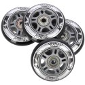 PU 80x24 82A CZARNE (4 szt.) + ABEC-9 (8 szt.) ZESTAW NILS EXTREME NILS EXTREME
