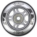 PU 80x24 82A CZARNE (4 szt.) + ABEC-9 (8 szt.) ZESTAW NILS EXTREME NILS EXTREME