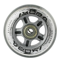 PU 80x24 82A PRZEZROCZYSTE (4 szt.) + ABEC-7 (8 szt.) ZESTAW NILS EXTREME NILS EXTREME