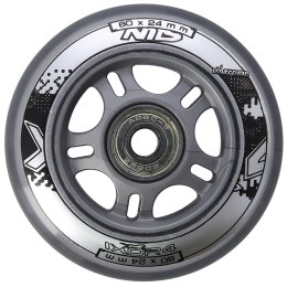 PU 80x24 82A PRZEZROCZYSTE N (4 szt.) + ABEC-7 (8 szt.) ZESTAW NILS EXTREME NILS EXTREME