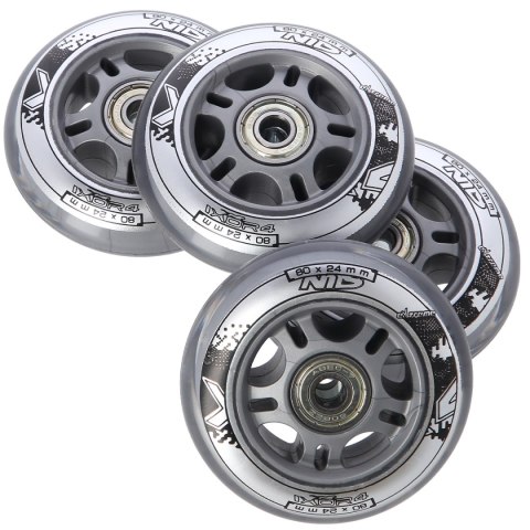 PU 80x24 82A PRZEZROCZYSTE N (4 szt.) + ABEC-7 (8 szt.) ZESTAW NILS EXTREME NILS EXTREME PU 80x24 82A PRZEZROCZYSTE N (4 szt.) + ABEC-7 (8 szt.) ZESTAW NILS EXTREME NILS EXTREME