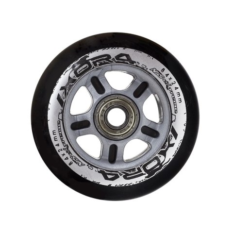 PU 84x24 82A CZARNE (4 szt.) + ABEC-9 CHROME (8 szt.) ZESTAW NILS EXTREME NILS EXTREME PU 84x24 82A CZARNE (4 szt.) + ABEC-9 CHROME (8 szt.) ZESTAW NILS EXTREME NILS EXTREME
