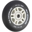 PU 84x24 82A CZARNE MATOWE (4 szt.) + ABEC-9 CHROME (8 szt.) ZESTAW NILS EXTREME NILS EXTREME