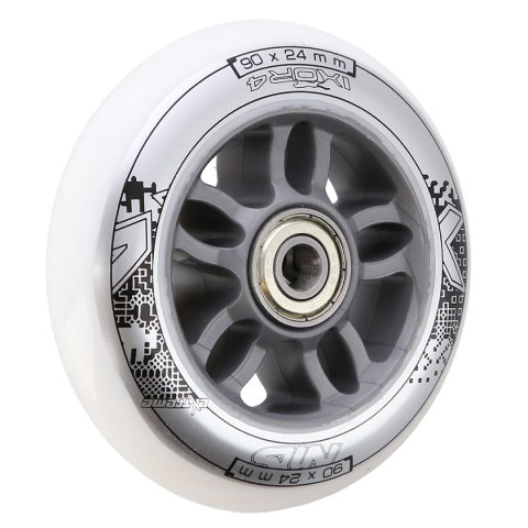 PU 90x24 82A BIAŁE (4 szt.) + ABEC-7 CHROME (8 szt.) ZESTAW NILS EXTREME NILS EXTREME PU 90x24 82A BIAŁE (4 szt.) + ABEC-7 CHROME (8 szt.) ZESTAW NILS EXTREME NILS EXTREME