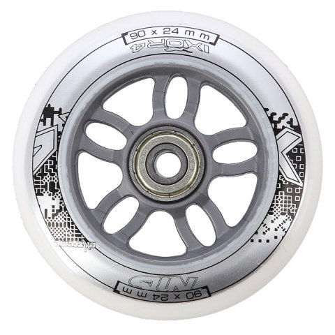 PU 90x24 82A BIAŁE (4 szt.) + ABEC-7 CHROME (8 szt.) ZESTAW NILS EXTREME NILS EXTREME PU 90x24 82A BIAŁE (4 szt.) + ABEC-7 CHROME (8 szt.) ZESTAW NILS EXTREME NILS EXTREME