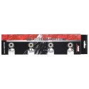 PU 90x24 82A BIAŁE MATOWE (4 szt.) + ABEC-9 CHROME (8 szt.) ZESTAW NILS EXTREME NILS EXTREME