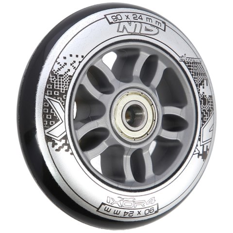 PU 90x24 82A CZARNE (4 szt.) + ABEC-9 CHROME (8 szt.) ZESTAW NILS EXTREME NILS EXTREME PU 90x24 82A CZARNE (4 szt.) + ABEC-9 CHROME (8 szt.) ZESTAW NILS EXTREME NILS EXTREME