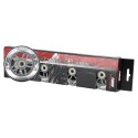 PU 90x24 82A CZARNE (4 szt.) + ABEC-9 CHROME (8 szt.) ZESTAW NILS EXTREME NILS EXTREME