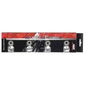 PU 90x24 82A CZARNE (4 szt.) + ABEC-9 CHROME (8 szt.) ZESTAW NILS EXTREME NILS EXTREME