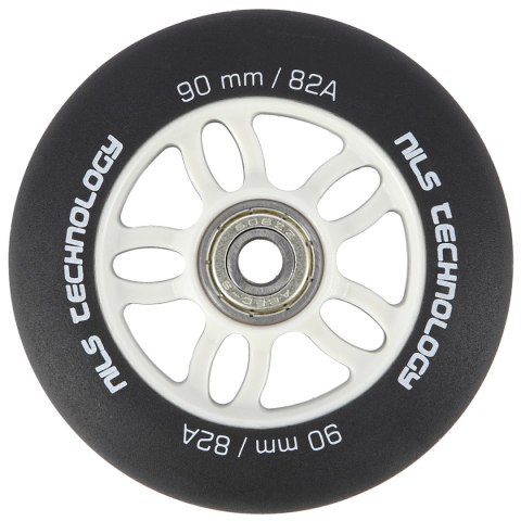 PU 90x24 82A CZARNE MATOWE (4 szt.) + ABEC-9 CHROME (8 szt.) ZESTAW NILS EXTREME NILS EXTREME PU 90x24 82A CZARNE MATOWE (4 szt.) + ABEC-9 CHROME (8 szt.) ZESTAW NILS EXTREME NILS EXTREME