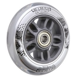 PU 90x24 82A PRZEZROCZYSTE (4 szt.) + ABEC-7 CHROME (8 szt.) ZESTAW NILS EXTREME NILS EXTREME