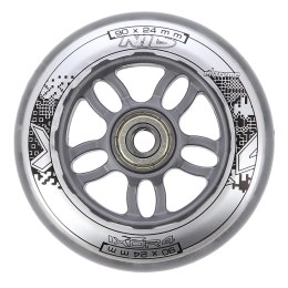 PU 90x24 82A PRZEZROCZYSTE (4 szt.) + ABEC-7 CHROME (8 szt.) ZESTAW NILS EXTREME NILS EXTREME