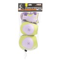 H704 FIOLETOWO-LIMONKOWY ROZM. M ZESTAW OCHRANIACZY NILS EXTREME NILS EXTREME