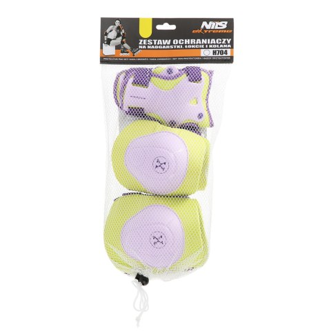 H704 FIOLETOWO-LIMONKOWY ROZM. S ZESTAW OCHRANIACZY NILS EXTREME NILS EXTREME H704 FIOLETOWO-LIMONKOWY ROZM. S ZESTAW OCHRANIACZY NILS EXTREME NILS EXTREME