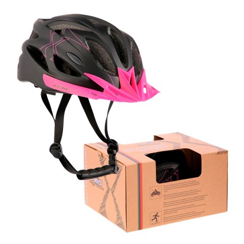 MTW291 CZARNO-RÓŻOWY ROZM. S (50-59CM) KASK NILS EXTREME NILS EXTREME MTW291 CZARNO-RÓŻOWY ROZM. S (50-59CM) KASK NILS EXTREME NILS EXTREME