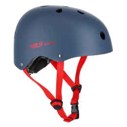 MTW001-1 KASK SZARO-CZERWONY ROZM. S(52-56CM) NILS EXTREME NILS EXTREME