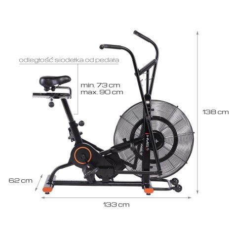 MP6548 ROWER STACJONARNY POWIETRZNY HMS HMS MP6548 ROWER STACJONARNY POWIETRZNY HMS HMS