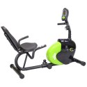 R9259 PLUS POZIOMY ROWER STACJONARNY MAGNETYCZNY HMS (9 KG) czarno-zielony HMS