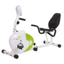 R9259* POZIOMY ROWER STACJONARNY MAGNETYCZNY HMS (9 KG) biało-zielony HMS
