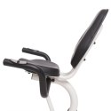R9259* POZIOMY ROWER STACJONARNY MAGNETYCZNY HMS (9 KG) biało-zielony HMS