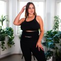 BR163 PAS NA BRZUCH WYSZCZUPLAJĄCY BLACK PLUS SIZE HMS HMS